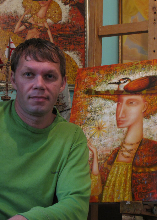 Музыкальный городок by Igor Bragin (2021) : Painting Oil, Lacquer on ...