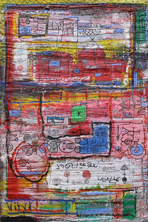 Behind The Green Door By Max Vityk 2015 Painting Acrylic Oil
