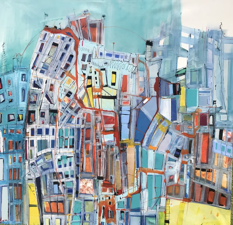 Reconstrucción De Gisela Gaffoglio 2018 Peinture Acrylique
