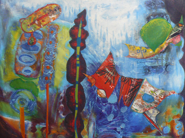 Conversation Sauvage 12 De Véronique Egloff 2015 Peinture