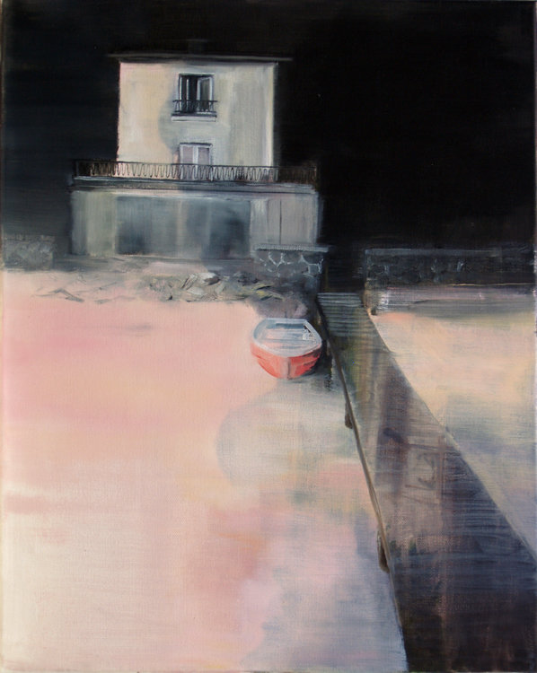 Haus Am See Ii By Beate Bilkenroth 2014 Painting Oil On Canvas