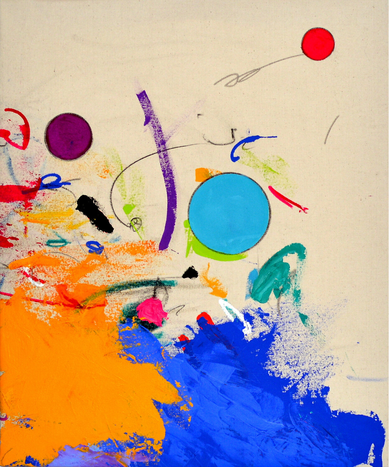 Untitled 84 by Pava Wülfert (2018) Painting Acrylic, Oil on Canvas