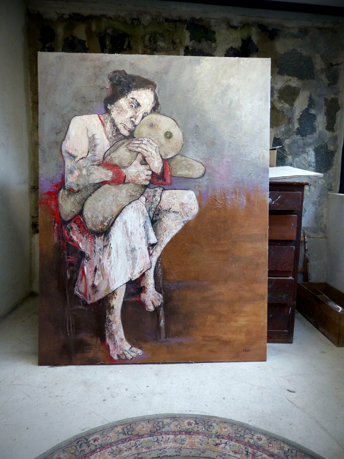 Amor Transfert by Catherine Haro (2018) Painting Oil on Canvas