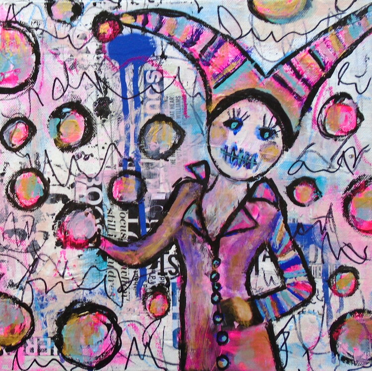 Silence Isn't Golden by Lorette C. Luzajic (2019) Painting Acrylic