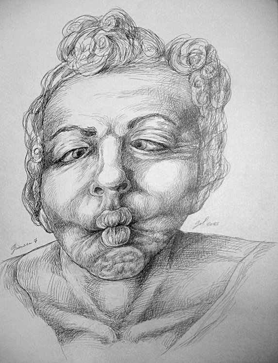 Grimace 7 Série De Christophe Gol 0 Dessin Crayon Sur Papier Singulart