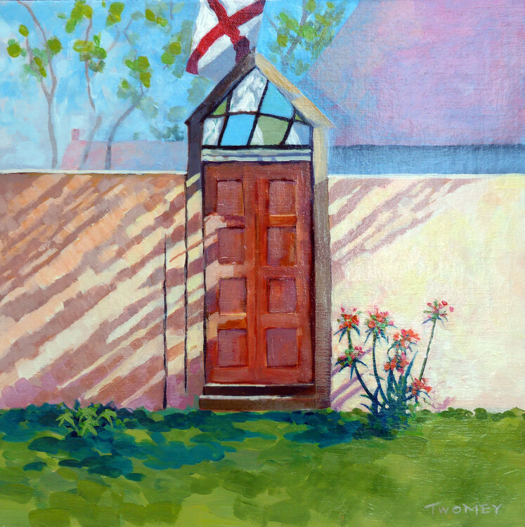 The Old Spanish Door By Catherine Twomey 2019 Painting Acrylic On Canvas Singulart