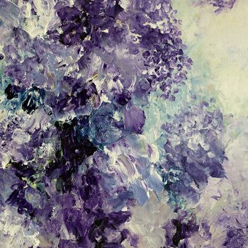 Purple Wisteria Not Just In Monet S Garden By Darlene Watson 2018 Painting Acrylic On Canvas Singulart