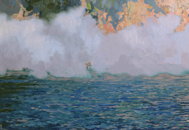 New Albion. Sir Francis Drake's ship "Golden hind" von Simon Kojin