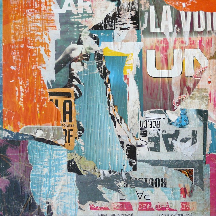 MPL 23 by Christian Gastaldi (2014) : Painting Collage on Canvas ...