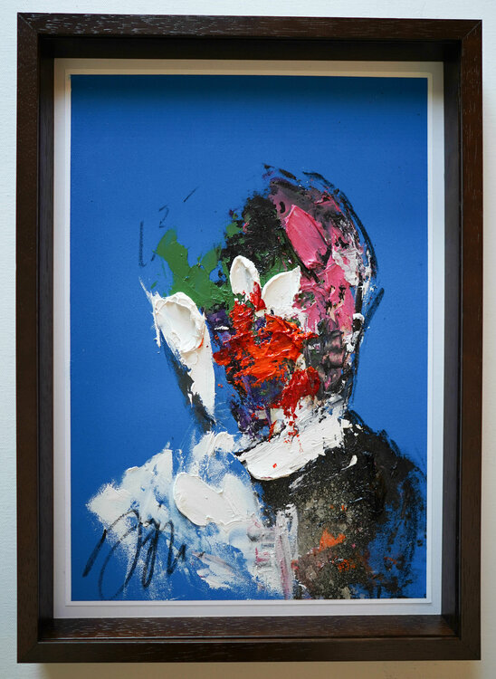Mirror Series Untitled Portrait By Tomoya N 2019 Work On Paper Acrylic Oil Spray Paint Singulart