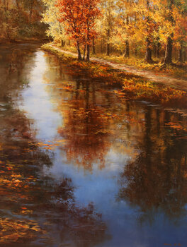 River Bloom by Sang H. Han (2020) : Painting Oil on Canvas - SINGULART