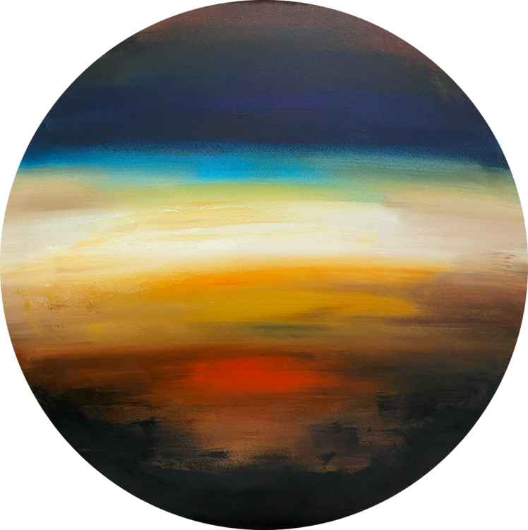Sky Abstract 1 by Aarti Bartake (2020) Painting Acrylic, Oil on