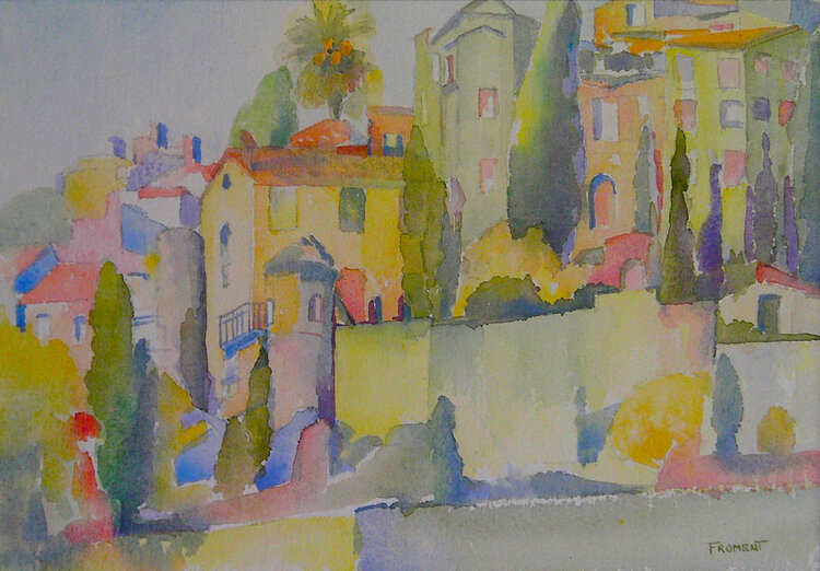 VILLAGE HAUT PERCHE - Biot Ref. 71 de Michèle Froment (2015) : Oeuvre