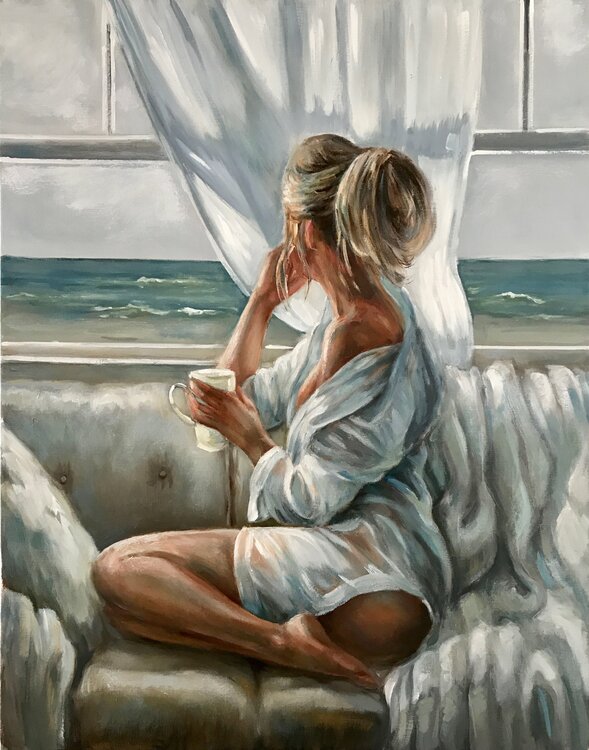 ONE DAY by Anna Reznikova (2020) : Painting Oil on Canvas - SINGULART