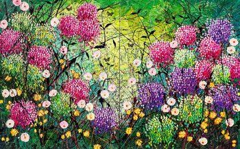 Luscious - Large painting Diptych Angie Wright