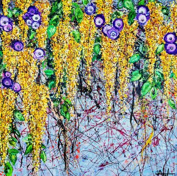 Morning Star - Very large oil painting Angie Wright