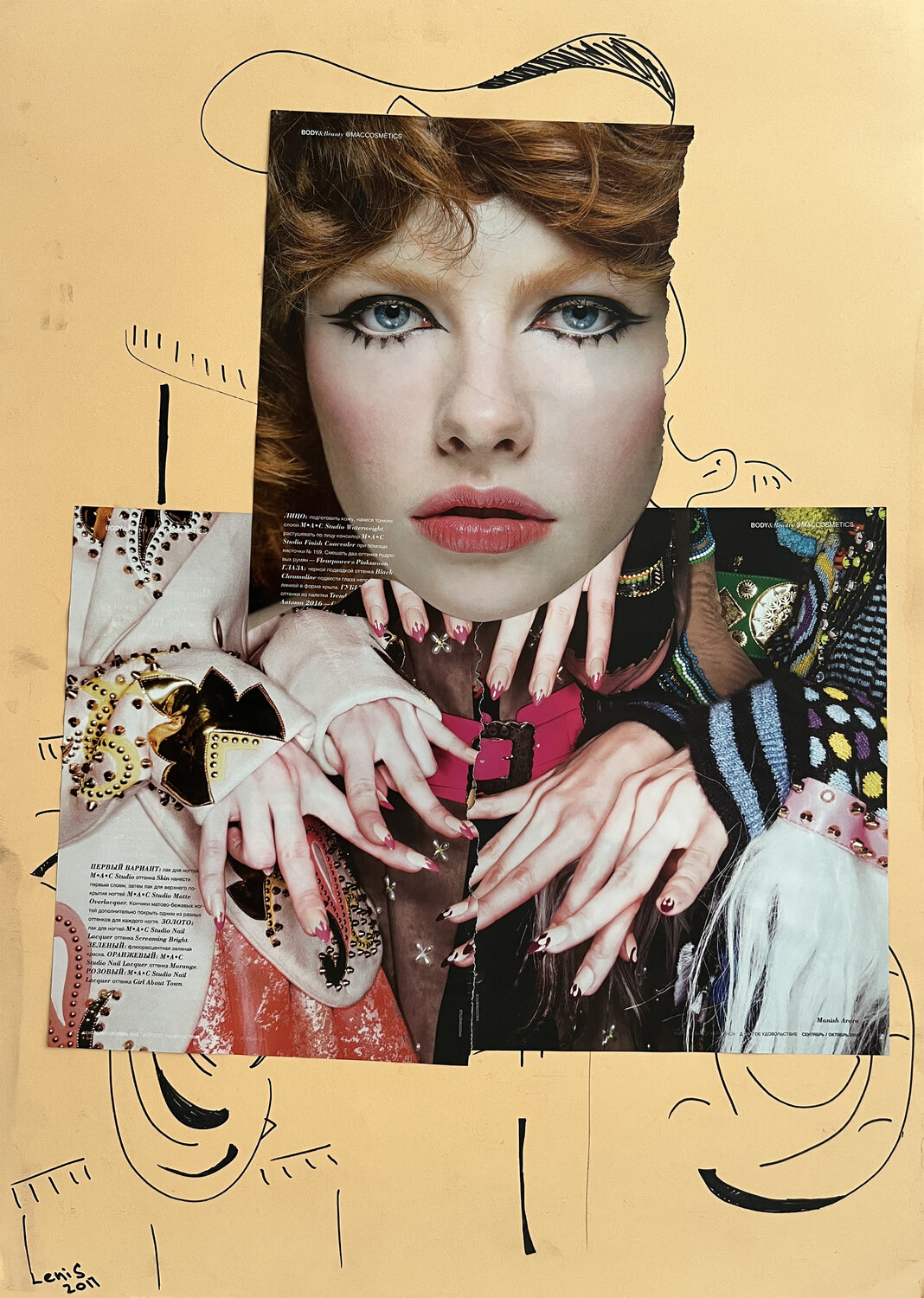 3f3t / Close your eyes, give me your hand, darling {M} de Leni Smoragdova (2017) Oeuvre sur