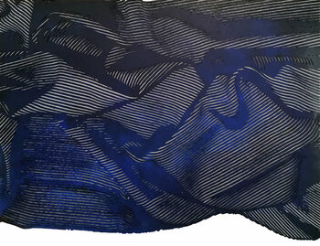 Black and blue Val Wecerka