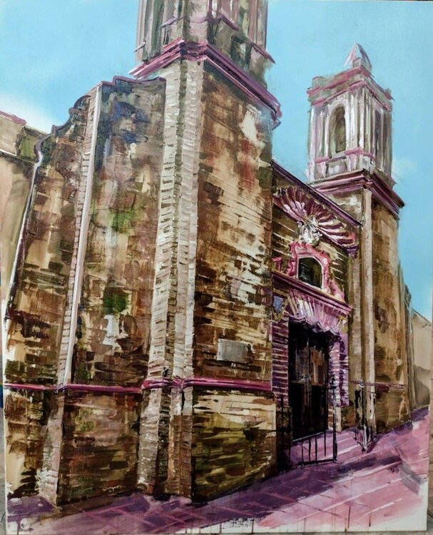 La puerta al pasaje de las maravillas by Jessica Gonpra (2022) : Painting Acrylic on Canvas - SINGULART La puerta al pasaje de las maravillas by Jessica Gonpra (2022) : Painting Acrylic on Canvas - SINGULART