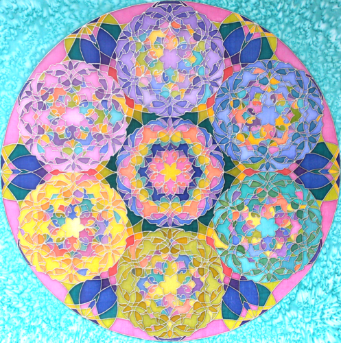 Kaleidoscope by Zhazira Ayagan (2021) : Textile Embroidery on Fabric -  SINGULART