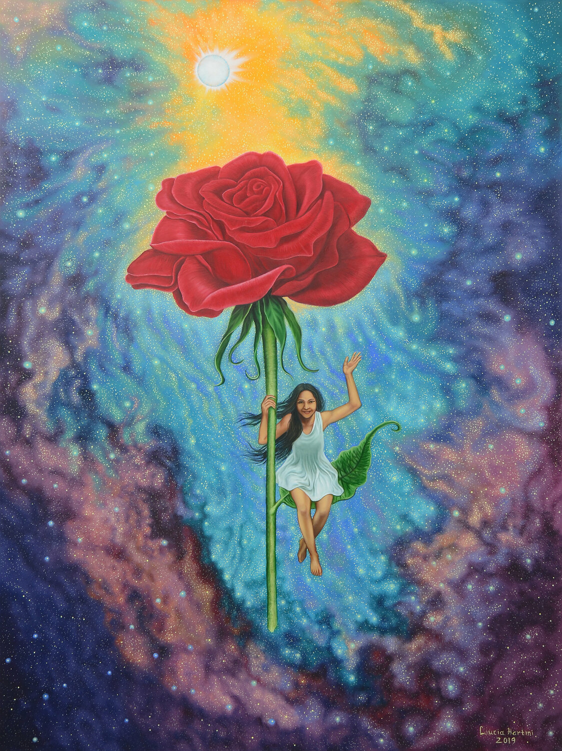 A Love Message From An Upper World by Lucia Hartini (2019