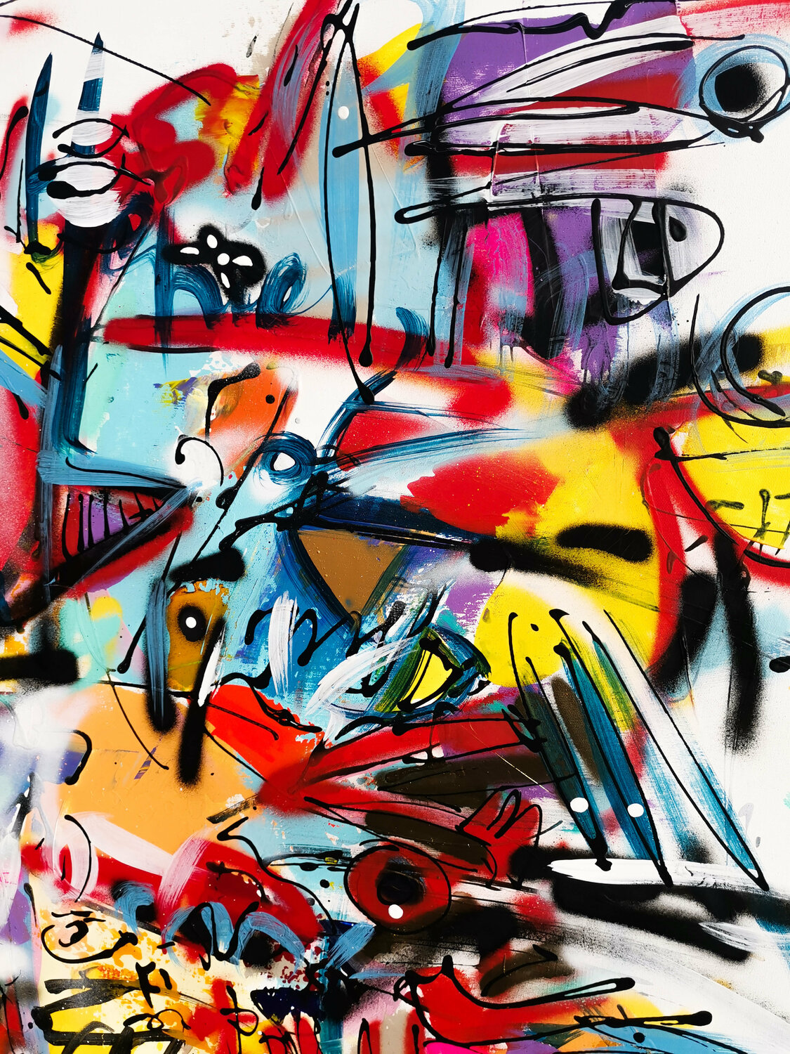 Apothéose by Luc Villard (2020) Painting Acrylic on Canvas SINGULART