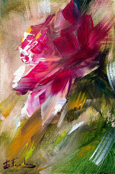 Bouquet of Roses by Bozhena Fuchs (2023) : Painting Oil on Wood - SINGULART