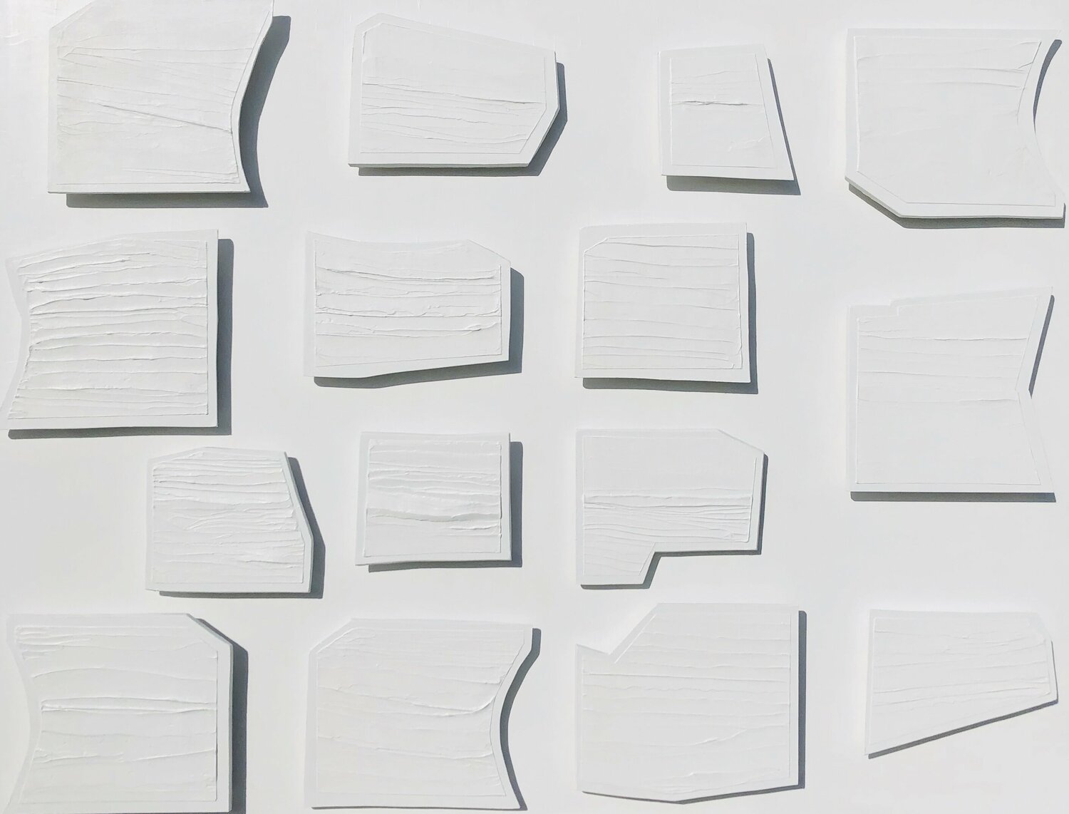 Tableau Sculptural 20.20 von Nadine Hardy (2020) Malerei Acryl auf