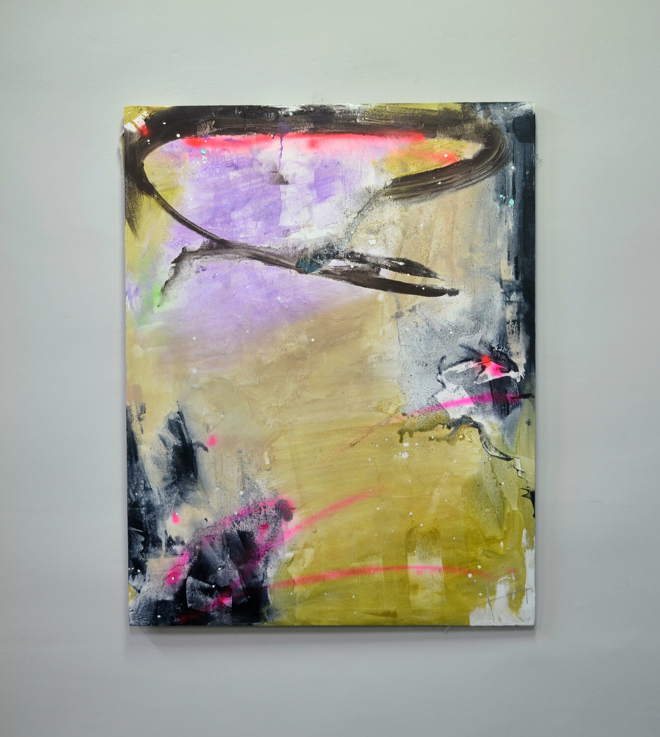 Lazos by Juan Del Campo (2021) Painting Acrylic, Graffiti on Canvas