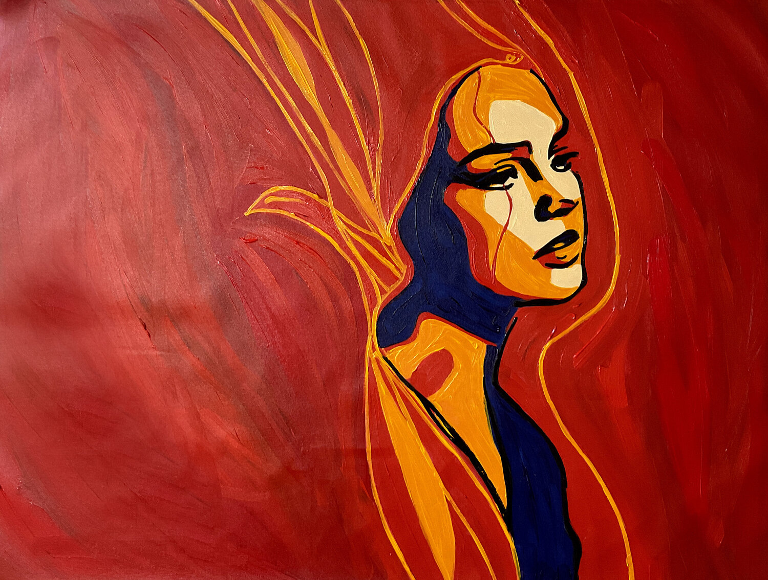 Write your story ix von juca maximo 2022 malerei acryl bleistift