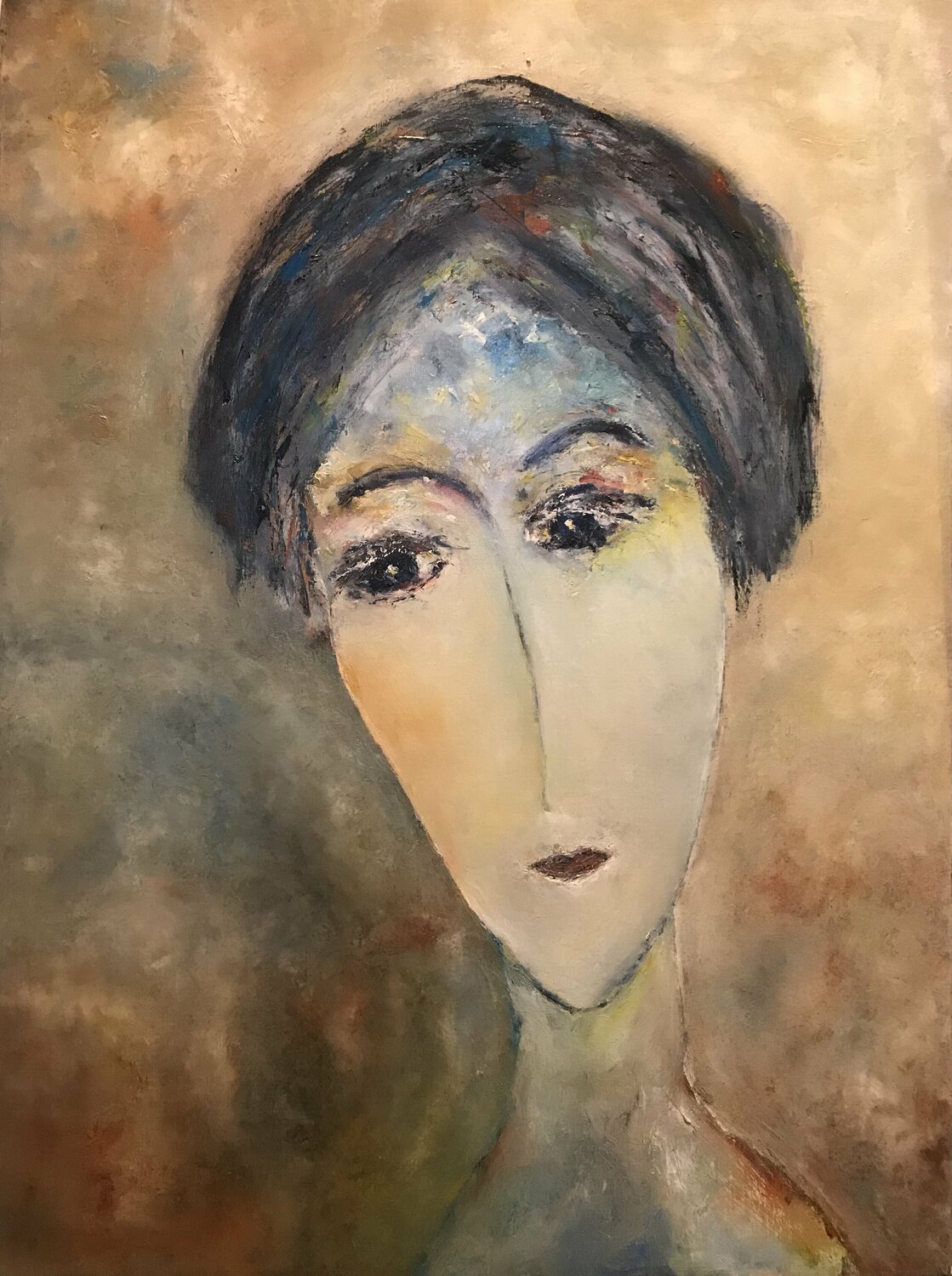 Mère by Nathalie Lepine (2018) : Painting Oil on Linen - SINGULART