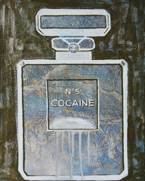 Nr. 5 Organic Cocaine by Kristin Kossi (2020) : Painting Acrylic ...