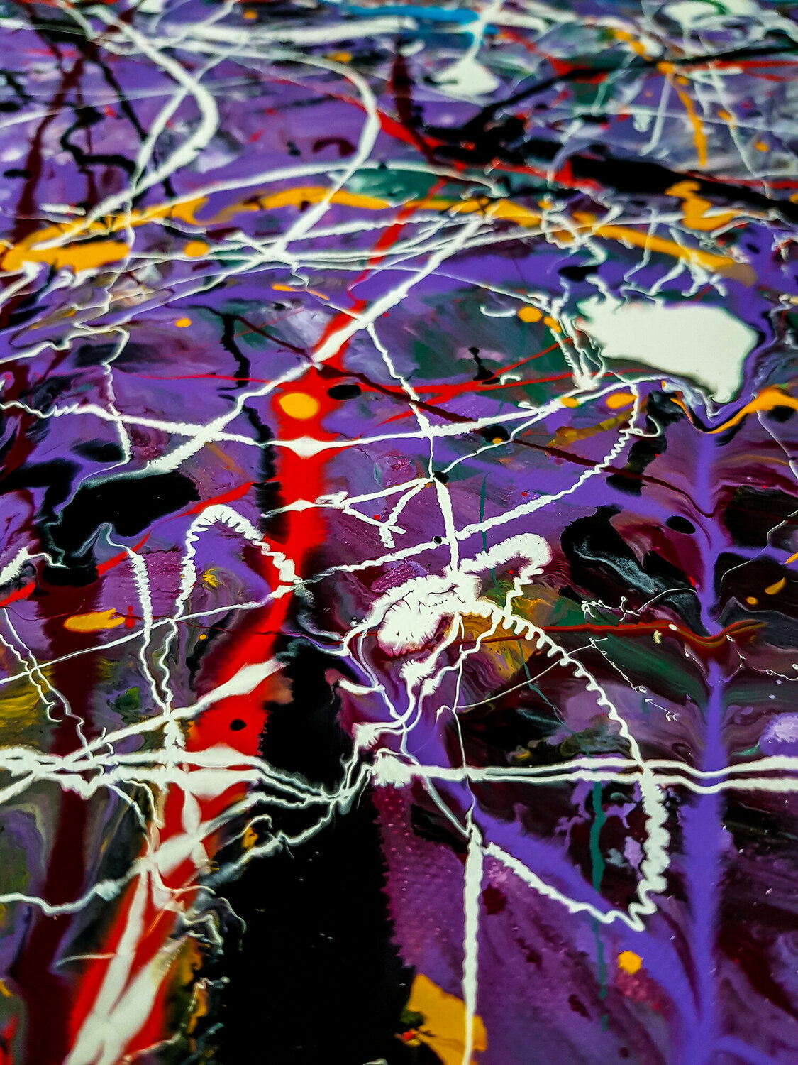 StrangaJo N1 Style of JACKSON POLLOCK. Abstract Expressionism