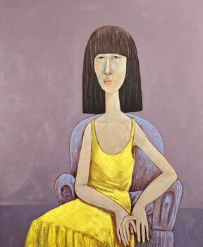 Lady in yellow dress Ta Byrne
