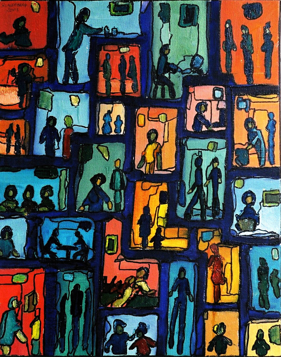 WINDOWS ART 6F.06 DE LOUIS RUNEMBERG ARTISTE PEINTRE Louis RUNEMBERG ...