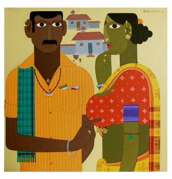 Telangana couple 2 Kandi Narsimlu