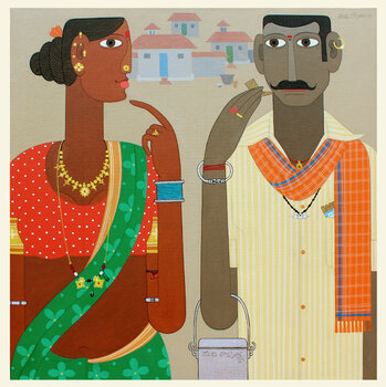 Telangana couple 1 Kandi Narsimlu