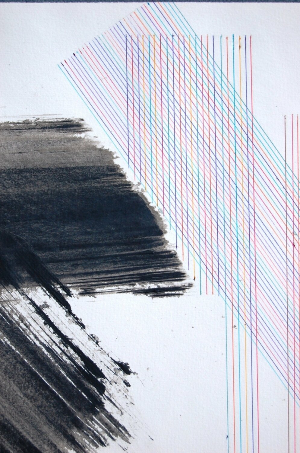 Ecstasy and the color line by Aleksandr Breskin (2019) Drawing India