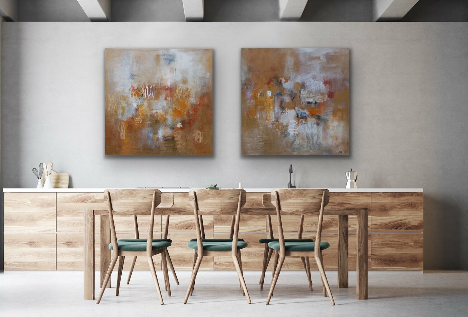 "Sweet Honey" von Christina Doelling (2016): Malerei Acryl