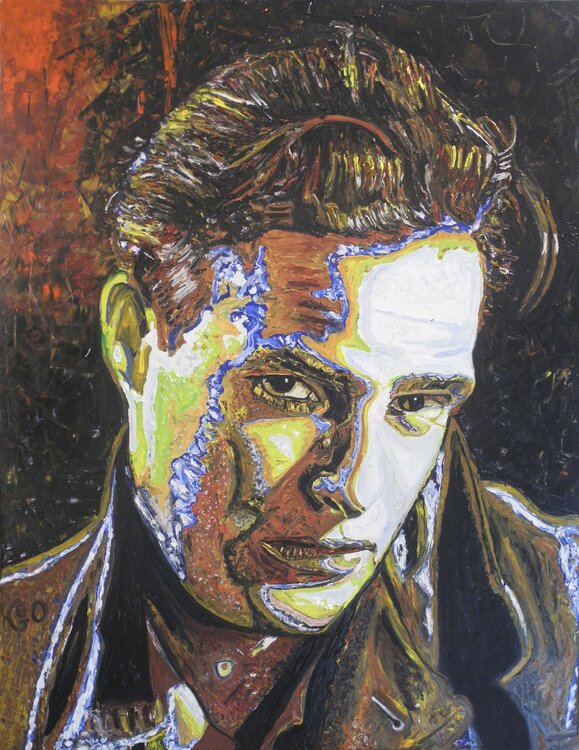 Marlon Brando Paintings Famous Portraits Black and White Wall Art ...