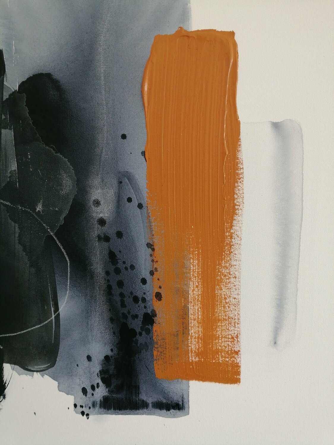 Kamingeflüster Nr. 4 von Silvia Ingrid Hummer (2020): Malerei Acryl