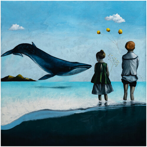 Serie Hoffnungsgabe Die Begegnung Von Lezzueck Coosemans 2021 Malerei Ol Auf Leinen Singulart