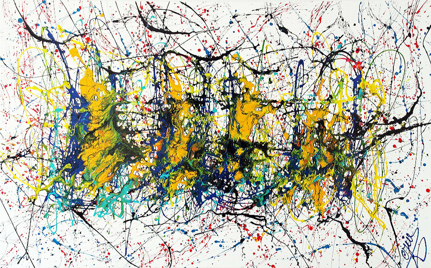 Jackson Pollock zu kaufen Erwerben Sie Kunstwerke inspirierten von Jackson Pollock Singulart