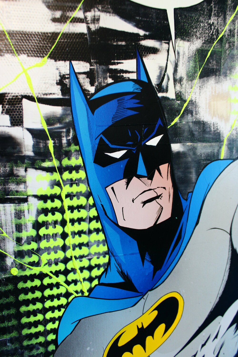 i am batman by Maxime Andriot (2021) : Painting Acrylic, Felt on Wood -  SINGULART