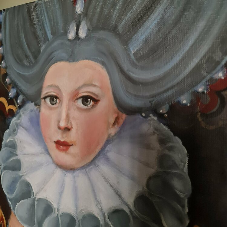 bitter chocolate by Natalie Shiporina (2021) Painting Acrylic, Oil on