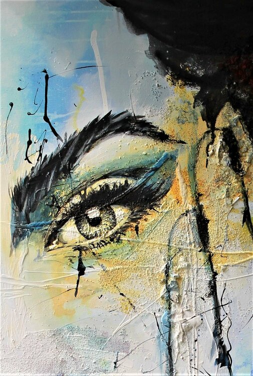GYPSY ROSE LEE by Carola X (N.D) : Painting Acrylic, Graffiti on Canvas -  SINGULART