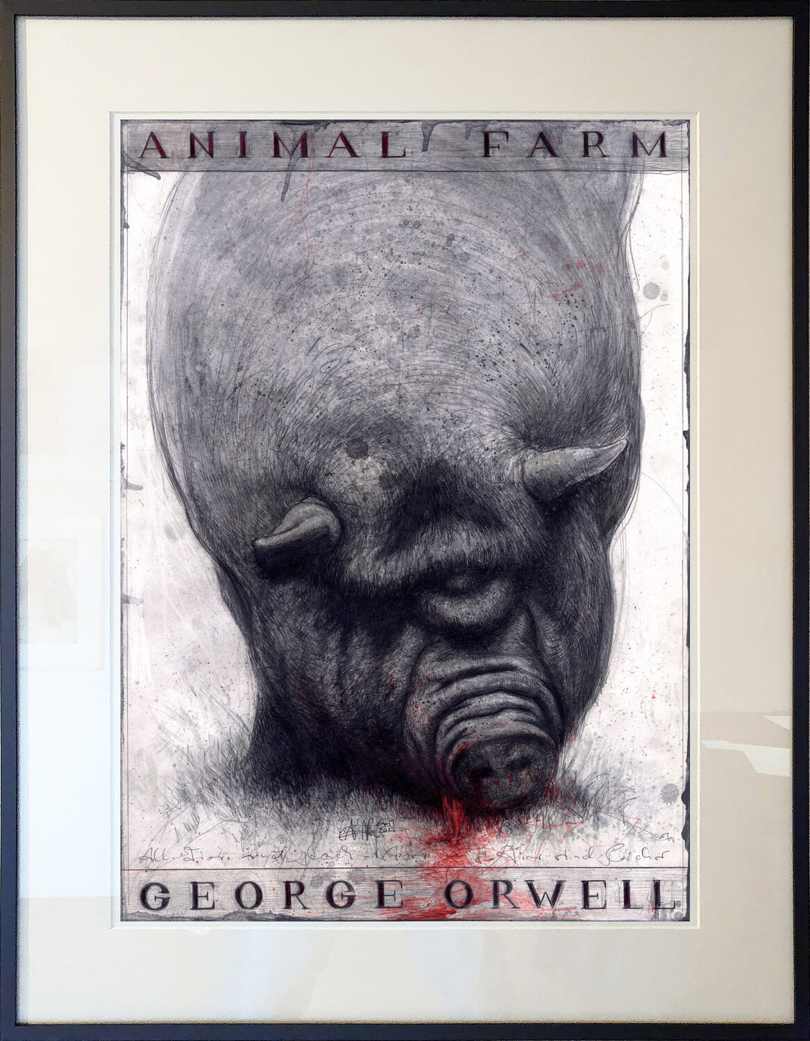 Alle Tiere Sind Gleich Aber Manche Sind Gleicher Bedeutung Alle Tiere sind gleich - aber einige Tiere sind gleicher - George