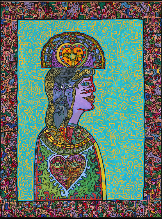 Magic Eyes Von Horst Kordes 2019 Malerei Acryl Pigmente Auf Leinwand Singulart