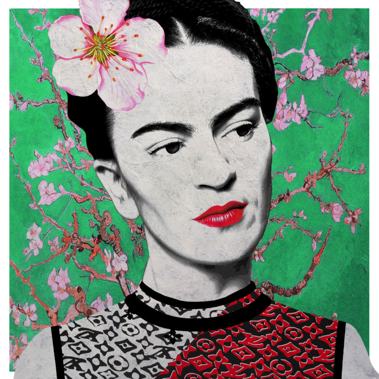 Frida Kahlo 2 by Fred Tiger (2021) : Print Giclée print on Plexiglas ...