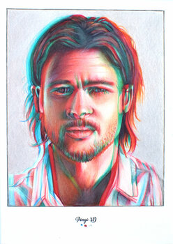 3D Brad Pitt Pongo 3D